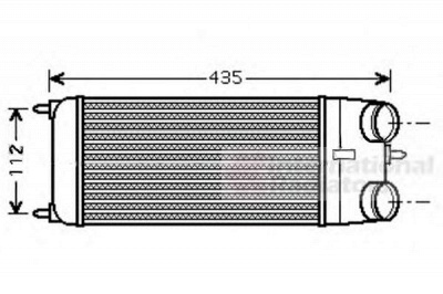 VAN WEZEL 09004252 -  Интеркулер